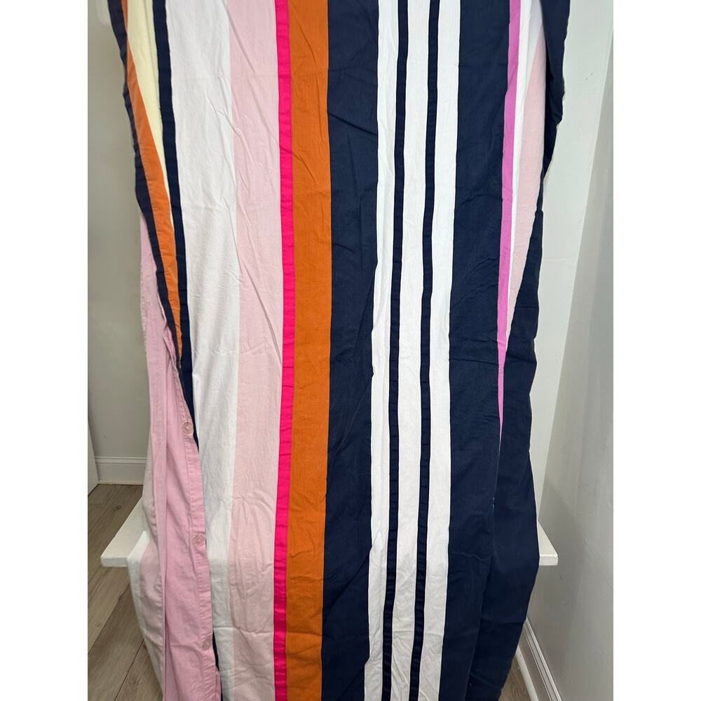 Kate Spade "Candy Shop Stripe" Full/Queen Duvet Cover Pink blue white - Picture 4 of 9